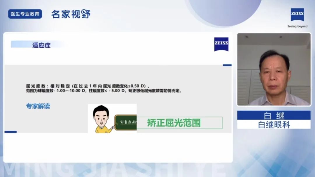 名家视野——白继教授详细解读《SMILE专家共识之适应症与禁忌症》(图1)